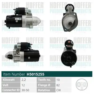 Стартер HOFFER H5015255