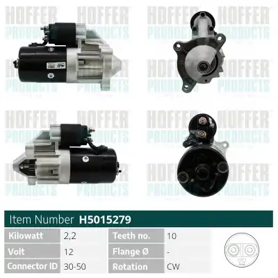Стартер HOFFER H5015279
