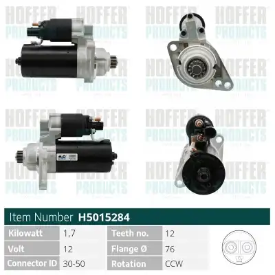 Стартер HOFFER H5015284