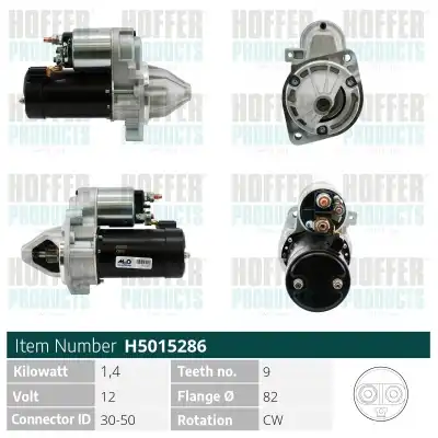 Стартер HOFFER H5015286