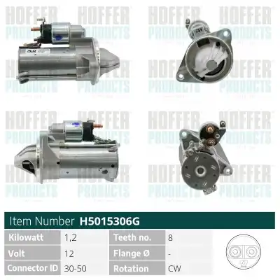 Стартер HOFFER H5015306G