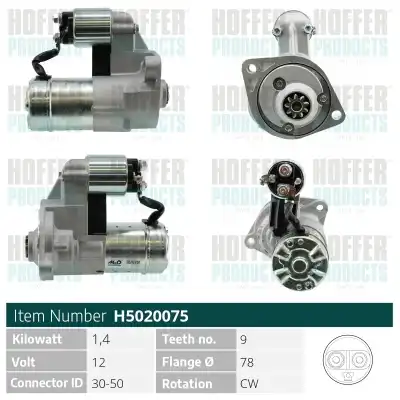 Стартер HOFFER H5020075