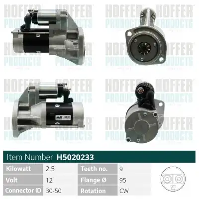 Стартер HOFFER H5020233