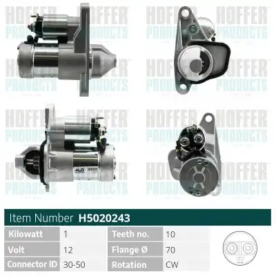Стартер HOFFER H5020243