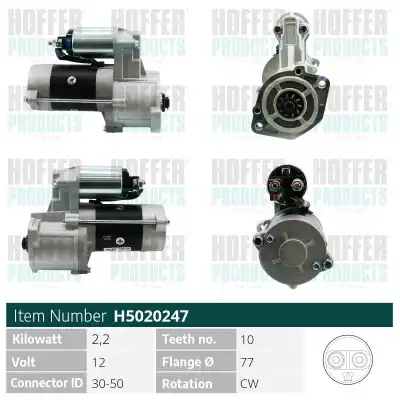 Стартер HOFFER H5020247