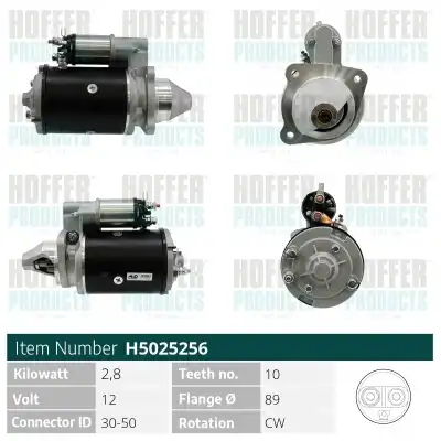 Стартер HOFFER H5025256