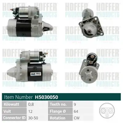 Стартер HOFFER H5030050