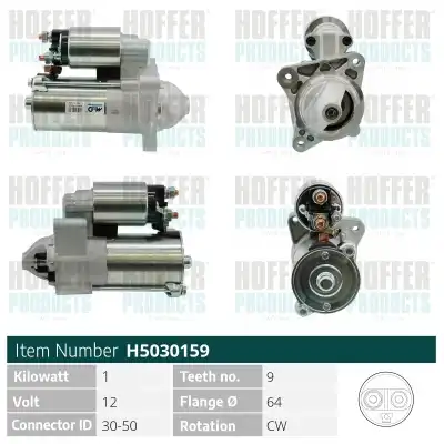 Стартер HOFFER H5030159