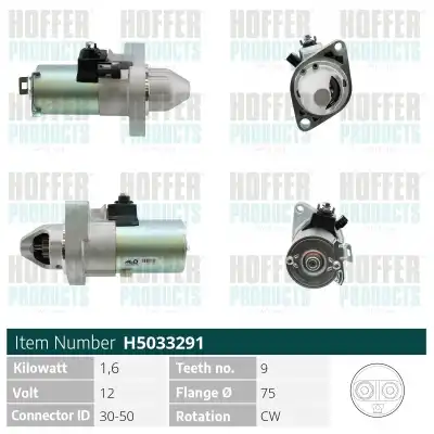 Стартер HOFFER H5033291