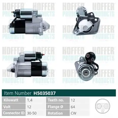 Стартер HOFFER H5035037