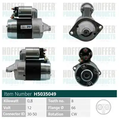 Стартер HOFFER H5035049