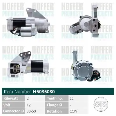 Стартер HOFFER H5035080
