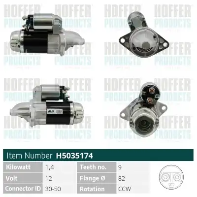 Стартер HOFFER H5035174