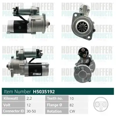 Стартер HOFFER H5035192