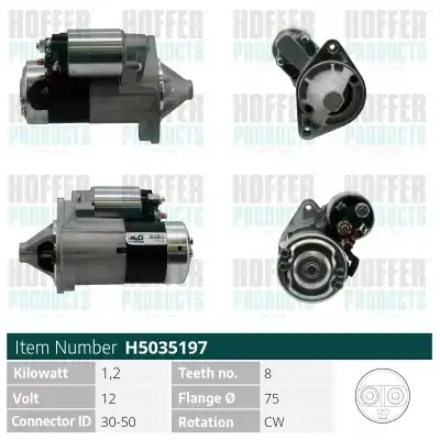 Стартер HOFFER H5035197