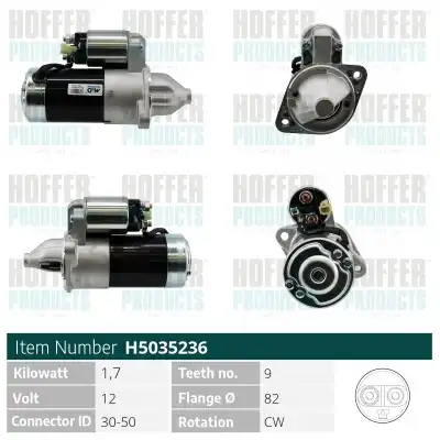 Стартер HOFFER H5035236