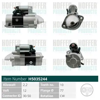 Стартер HOFFER H5035244