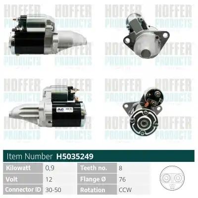 Стартер HOFFER H5035249