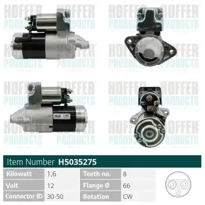Стартер HOFFER H5035275