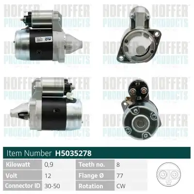 Стартер HOFFER H5035278