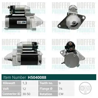 Стартер HOFFER H5040088