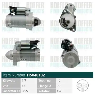Стартер HOFFER H5040102