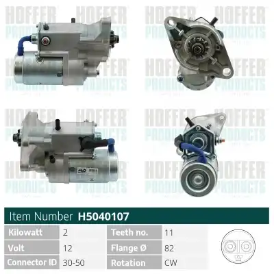Стартер HOFFER H5040107