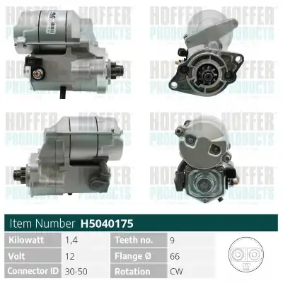 Стартер HOFFER H5040175