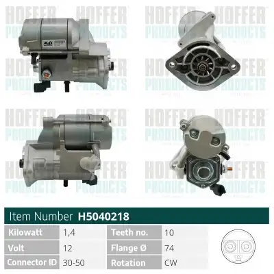 Стартер HOFFER H5040218