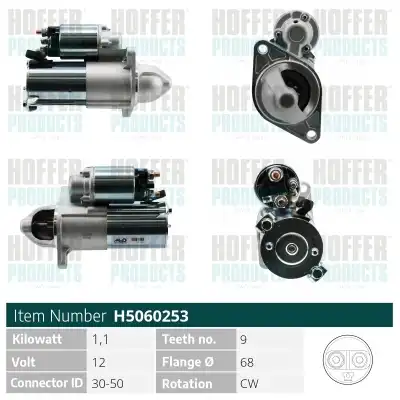 Стартер HOFFER H5060253