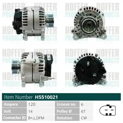 Генератор HOFFER H5510021