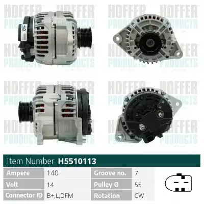Генератор HOFFER H5510113