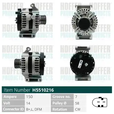 Генератор HOFFER H5510216