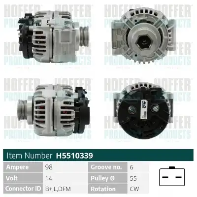 Генератор HOFFER H5510339
