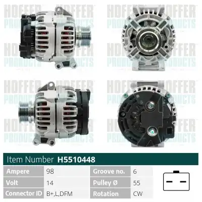 Генератор HOFFER H5510448