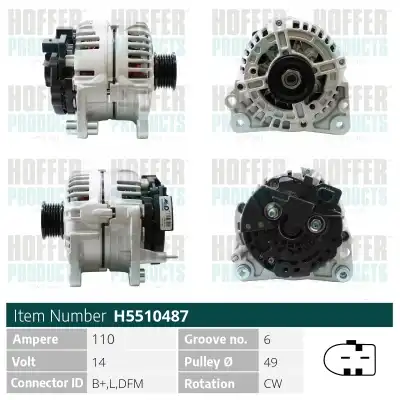Генератор HOFFER H5510487