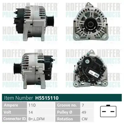 Генератор HOFFER H5515110