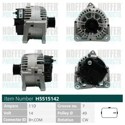 Генератор HOFFER H5515142
