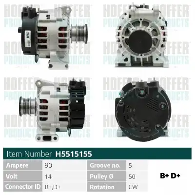 Генератор HOFFER H5515155
