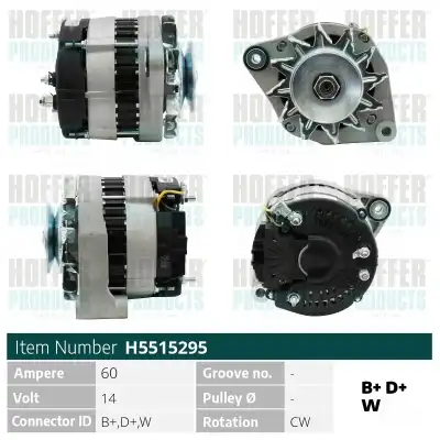 Генератор HOFFER H5515295
