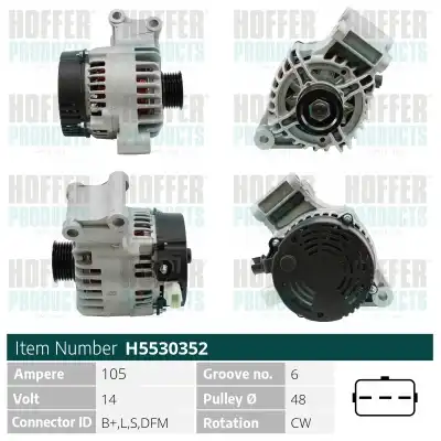Генератор HOFFER H5530352