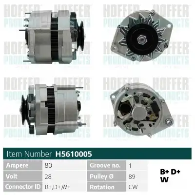 Генератор HOFFER H5610005