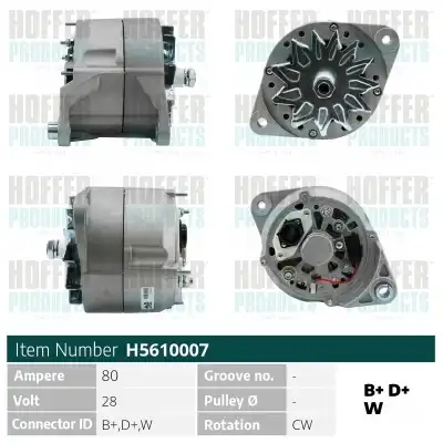 Генератор HOFFER H5610007