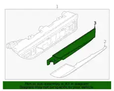 МОЛДИНГ КУЗОВА 923B8T6000UYH MOBIS