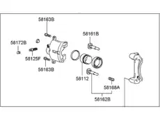 ТОРМОЗНОЙ СУППОРТ HYUNDAI / KIA 5819039A00