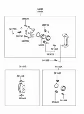 ТОРМОЗНОЙ СУППОРТ HYUNDAI / KIA 5819039A00