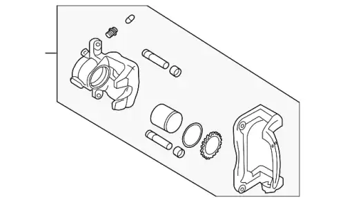 Тормозной суппорт 583113KAA0 HYUNDAI
