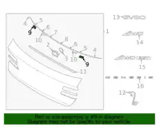 Уплотнитель двери MOBIS 86618B1000