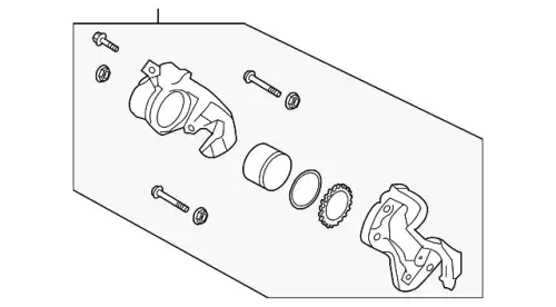 Суппорт тормозной HYUNDAI / KIA 581803LA00