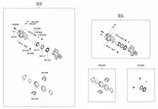Тормозной суппорт 581902HA00 HYUNDAI
